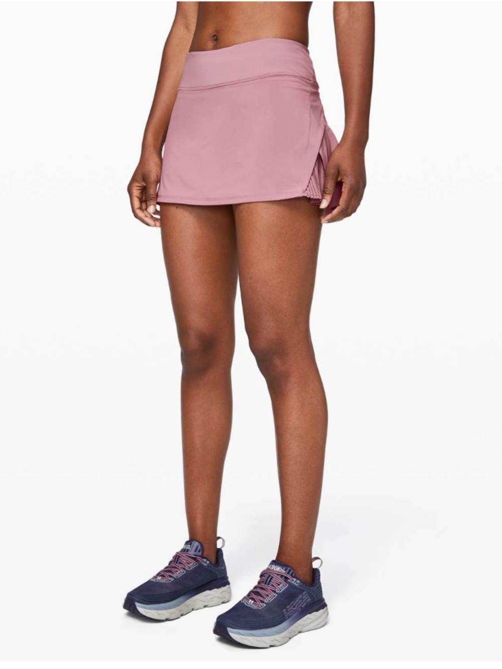 Lululemon play off the pleats skirt vintage mauve